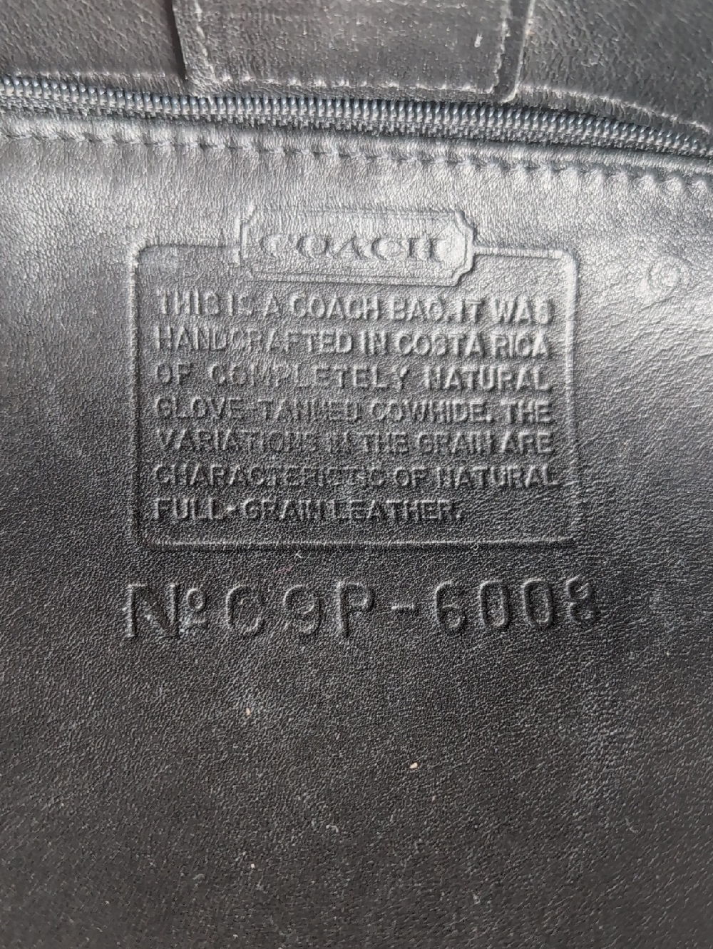 Vintage Coach Waverly 🖤Black Bucket Bag- Chrome Hardware Silver Charm Tassel - Picture 12 of 16